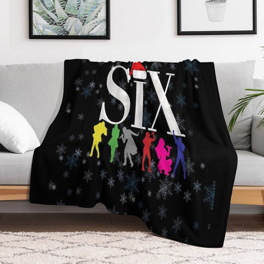 Six The Musical Christmas Compact Throw Blanket