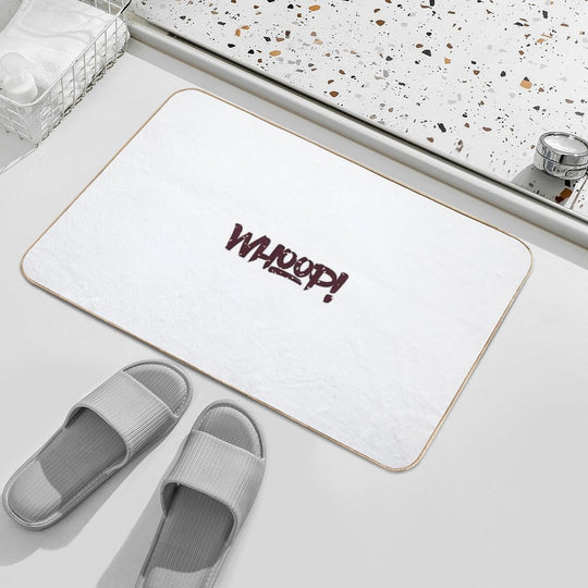 WHOOP! Maroon And Gold Confetti  Repositionable Bath Mat
