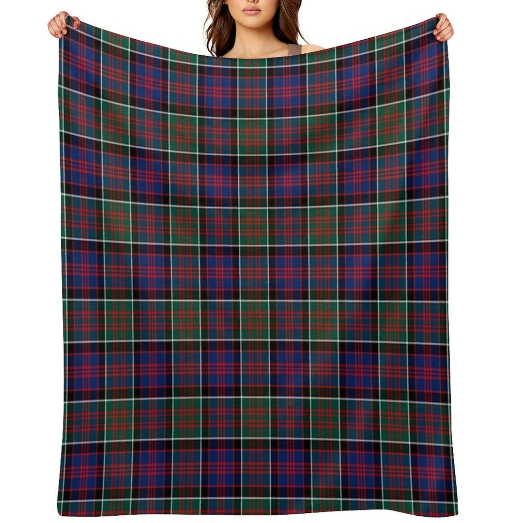 Clan MacDonald of Clanranald Tartan Velvety-soft Throw Blanket