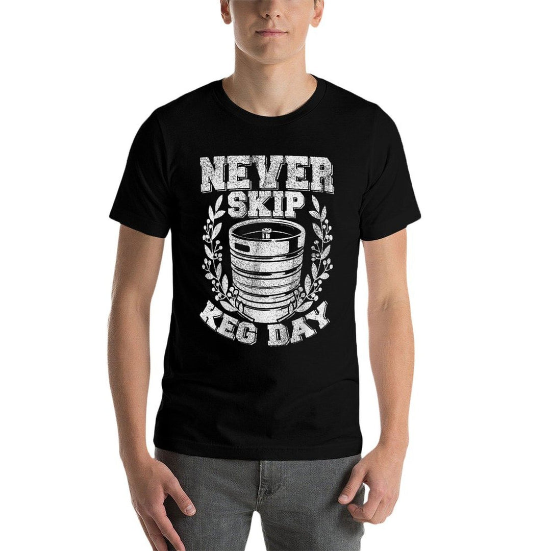 Beer Drinkers Never Let Keg Day Out of Alcohol Lovers  Rolled Sleeves T-Shirt
