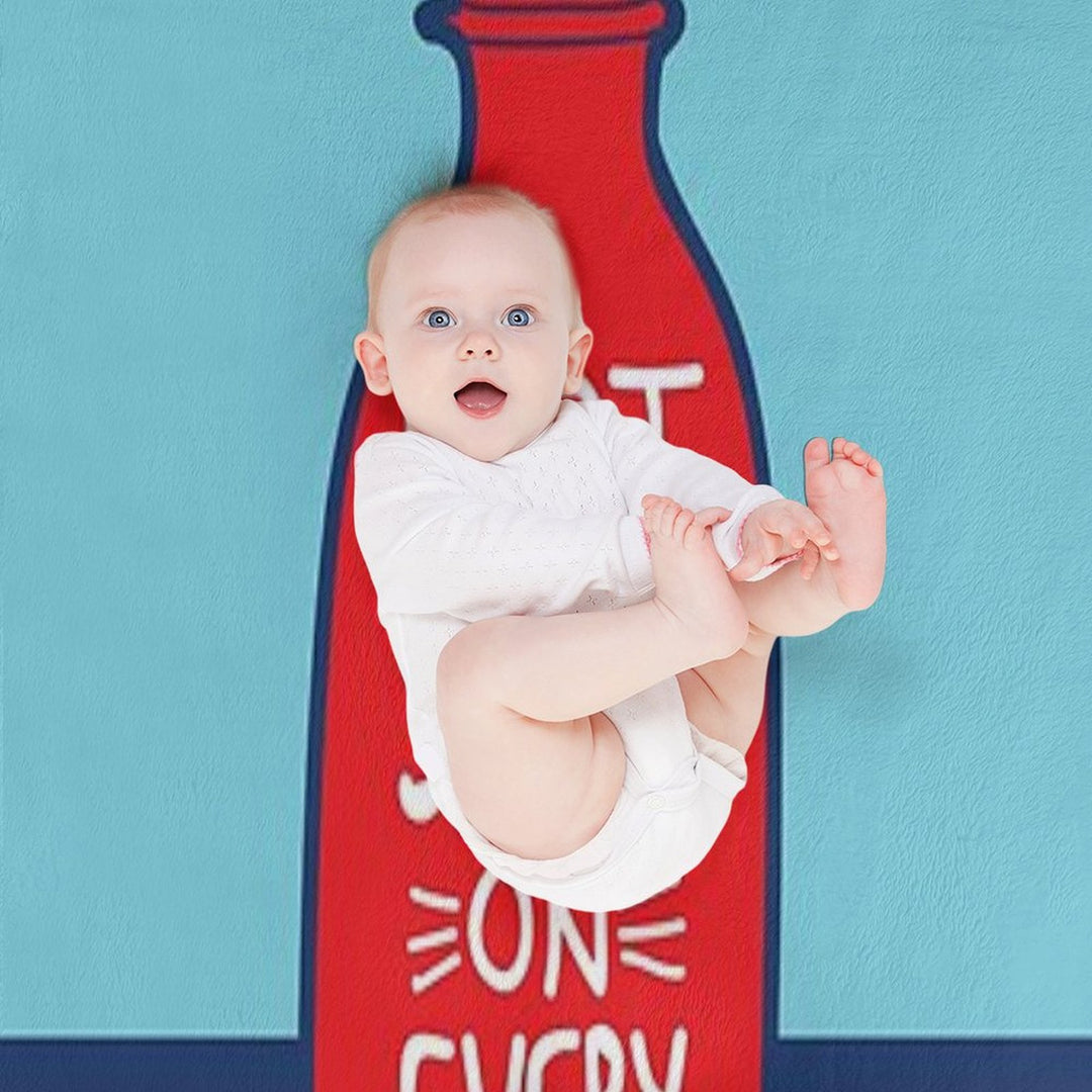 Hot Sauce on Everything Anti-pilling Throw Blanket