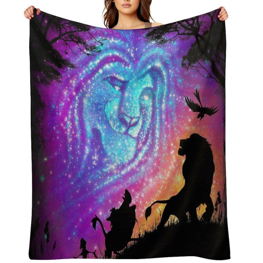 He Lives In You Travel-friendly Throw Blanket