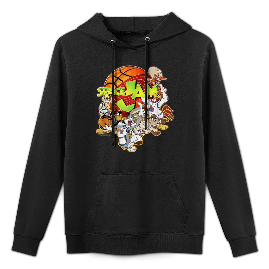 Space Jam Classic Looney Tunes Group Jam Versatile Streetwear Hoodie