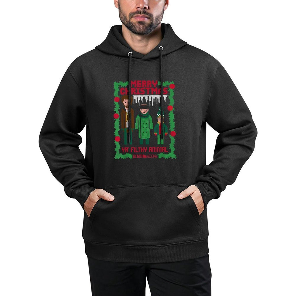 Home Alone Merry Christmas Ya Wet Bandits Ugly Sweater Layering Staple Hoodie