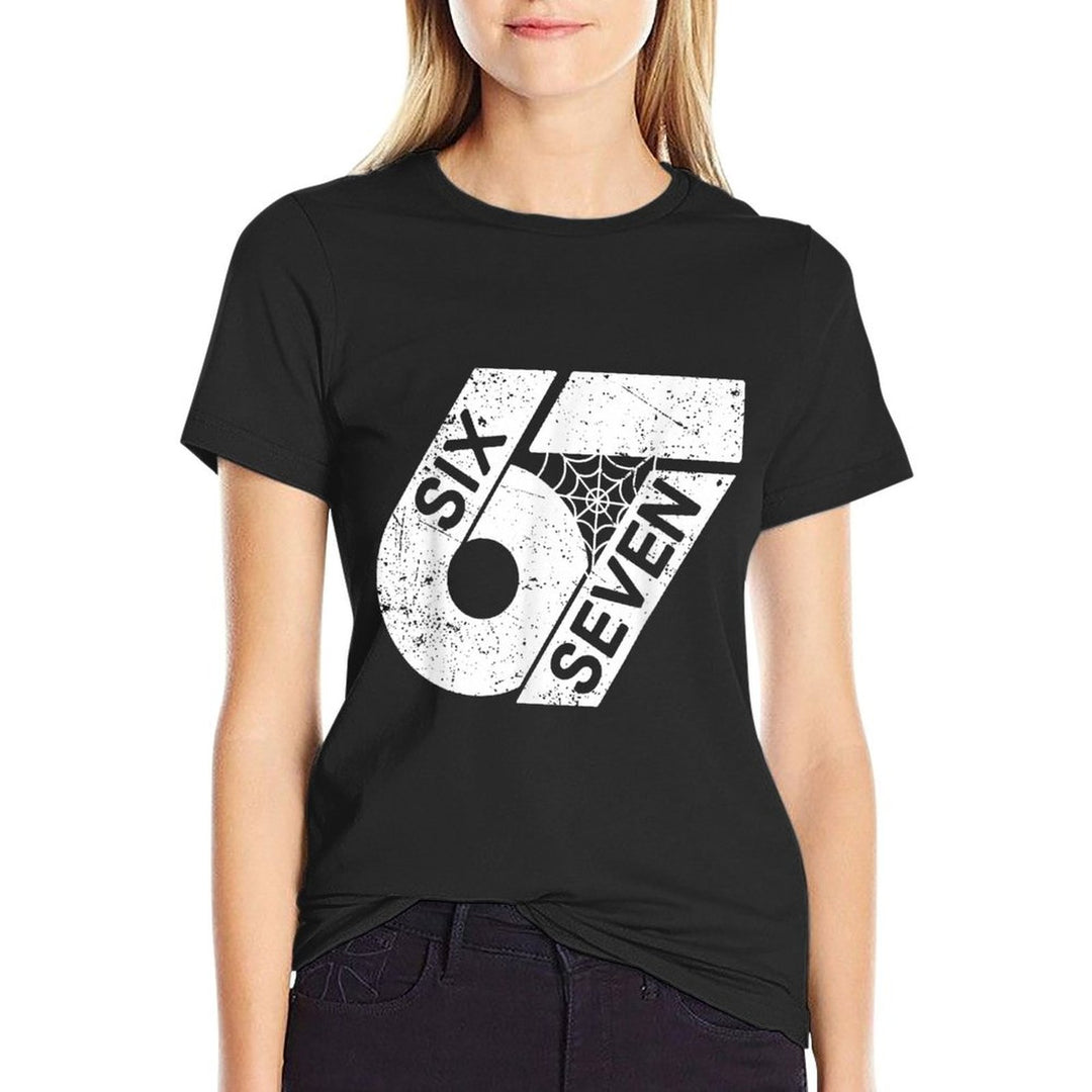 Six Seven 6 7 Meme 6 7 Halloween Costume  Wrinkle-resistant T-Shirt