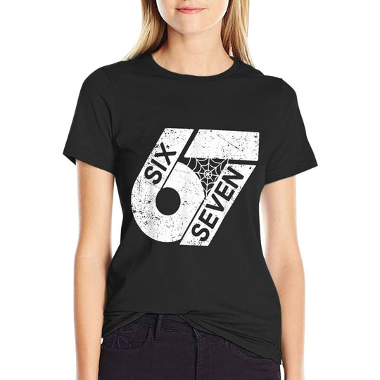 Six Seven 6 7 Meme 6 7 Halloween Costume  Wrinkle-resistant T-Shirt