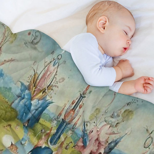The Garden of Earthly Delights - Hieronymus Bosch Multi-functional Throw Blanket