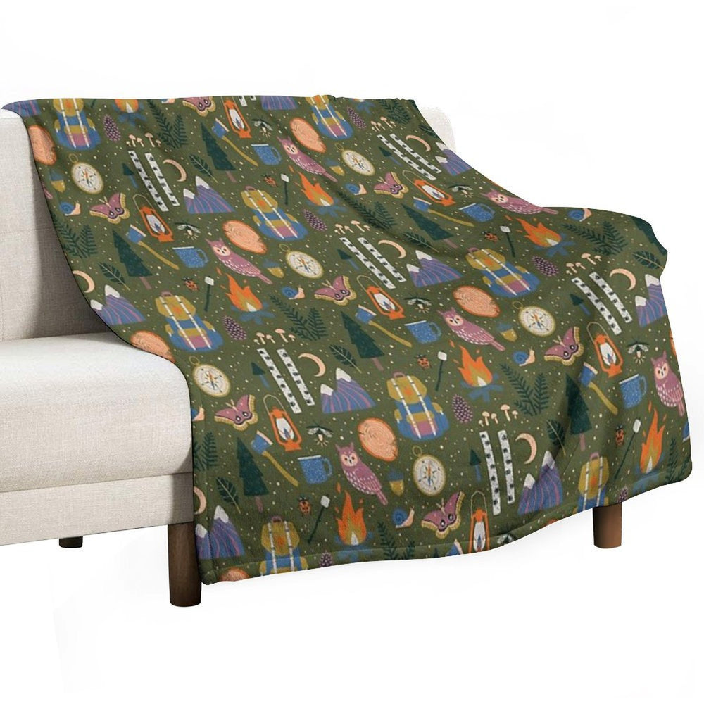 Into The Woods Multi-functional Throw Blanket