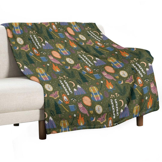 Into The Woods Multi-functional Throw Blanket