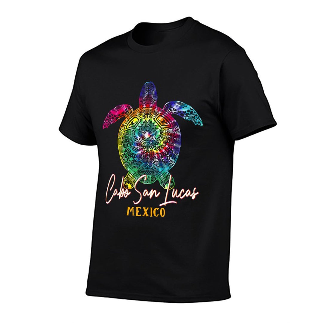 Cabo San Lucas Tie Dye Sea Turtle Matching Family Vacation  Odor-resistant T-Shirt