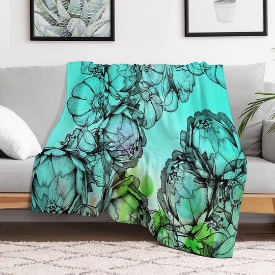 In My Garden of Colours Comfort Throw Blanket