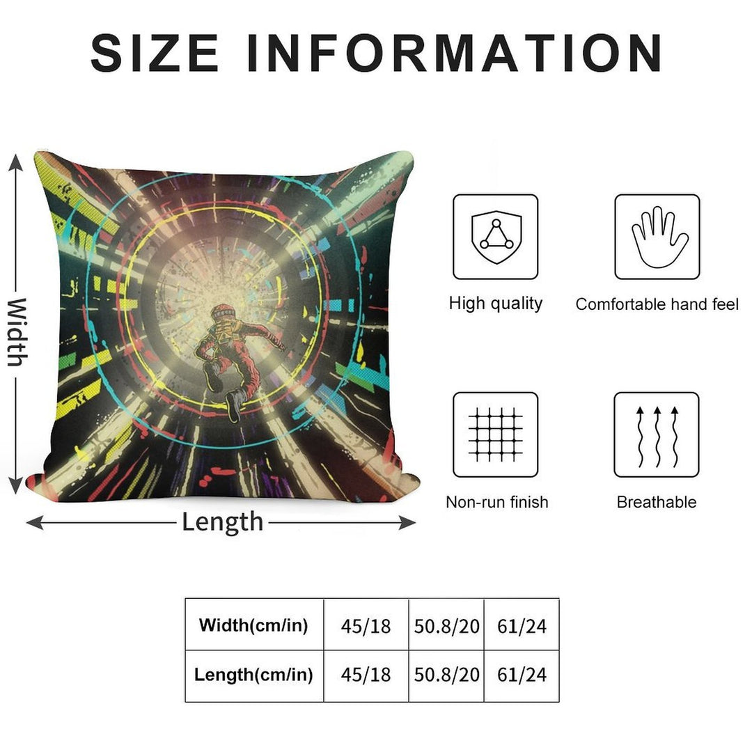 It Goes on Forever... Soft Bedroom Essential Throw Pillow