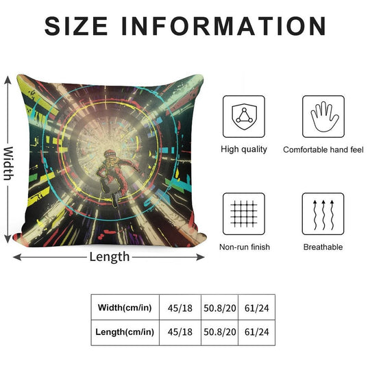 It Goes on Forever... Soft Bedroom Essential Throw Pillow