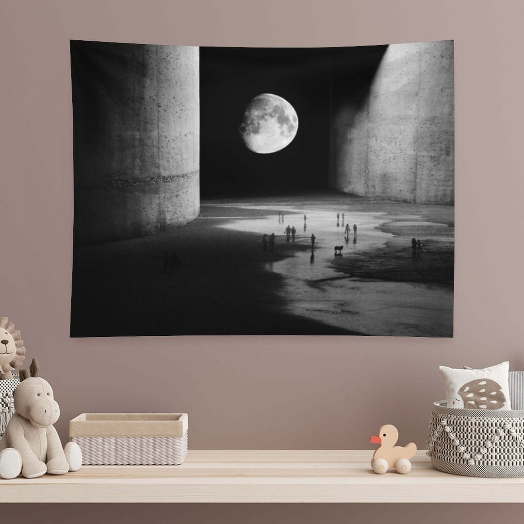 To The Moon Tapestry