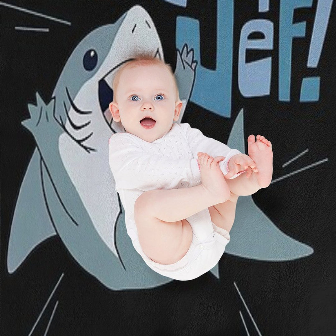 It’s Jeff The Landshark Compact Throw Blanket