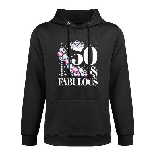 50 And Fabulous 50th Birthday Like A Queen All-Day Comfort Hoodie