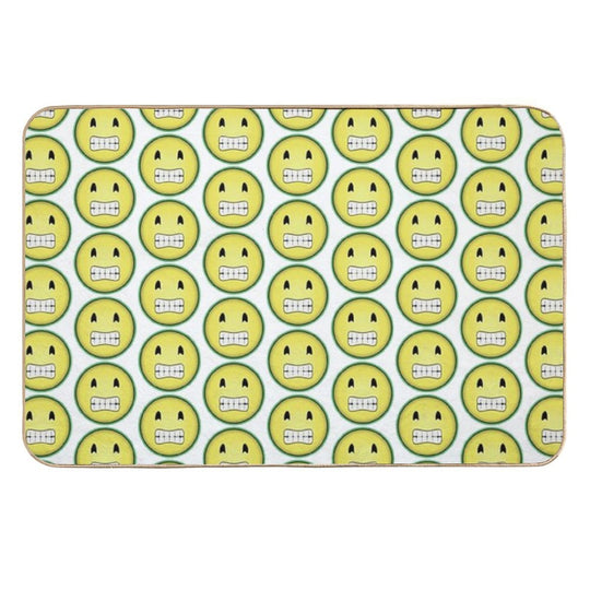 Rainbow Smiley  Easy To Clean Bath Mat