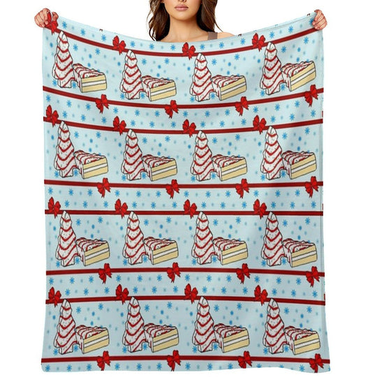Little Debbie Christmas Cakes Compact Throw Blanket