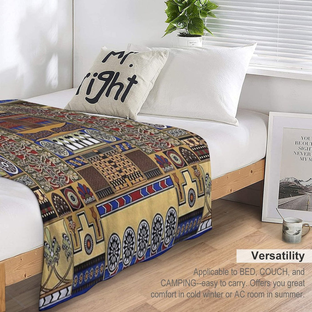 Ancient Assyrian Art Premium Throw Blanket