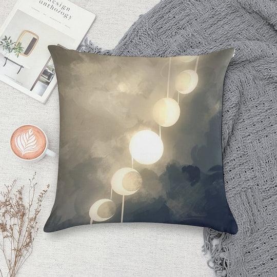 Phases Soft Decorative Cover Throw Pillow