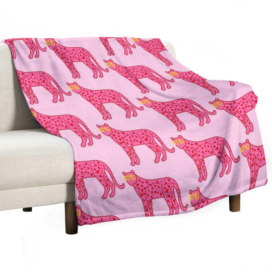 Cheetah Xoxo Eco-conscious Throw Blanket