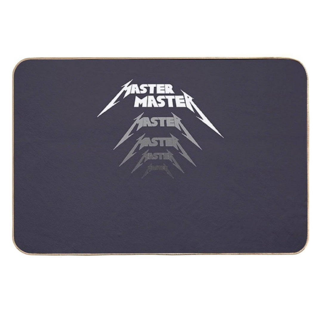 Needed Gifts Music Metallica Lyrics Master Master  Dirt-Trapping Bath Mat