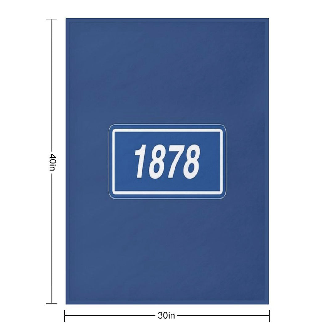 1878 Durable Throw Blanket
