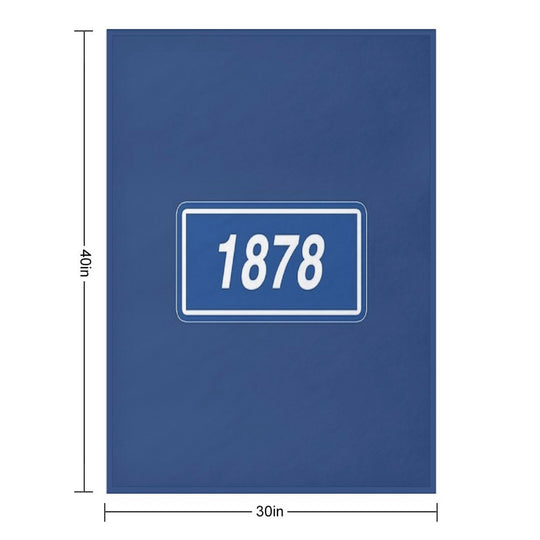 1878 Durable Throw Blanket