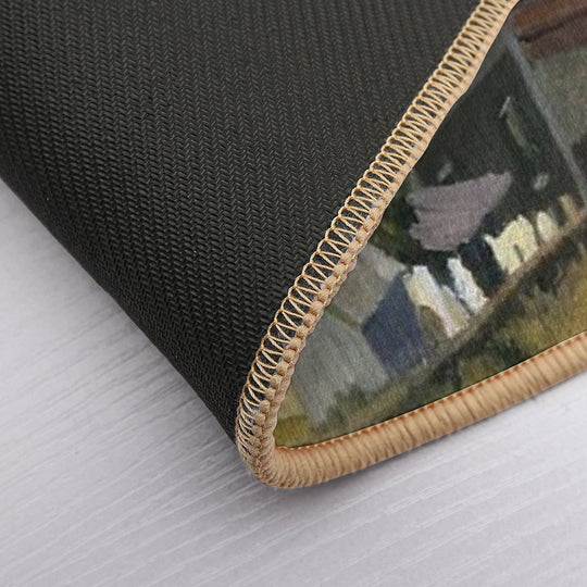 Gloucester Harbor   1912 by Edward Hopper  Odorless Bath Mat