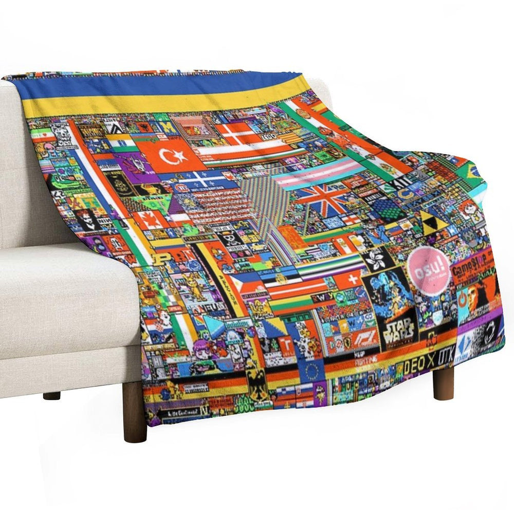 R Place All-season Throw Blanket