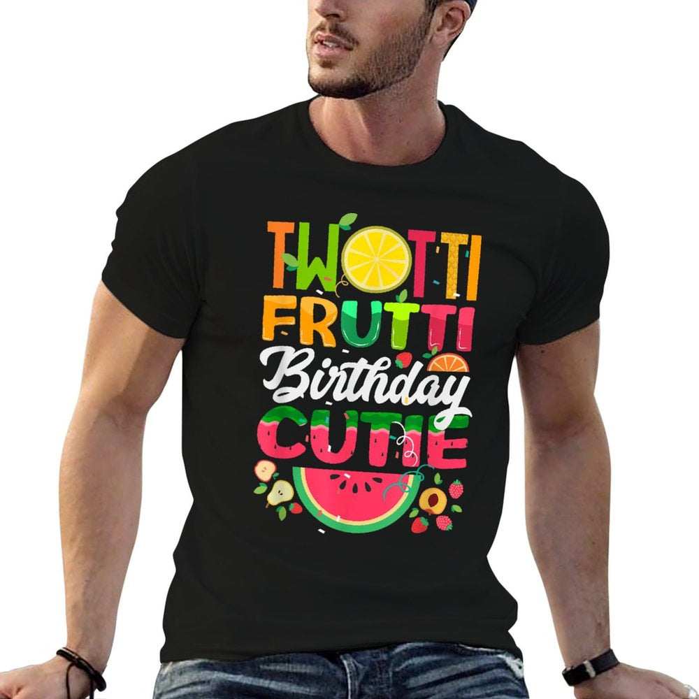 Cute 2 Year Old Birthday Party Twotti Frutti Family Matching  Quick-drying T-Shirt