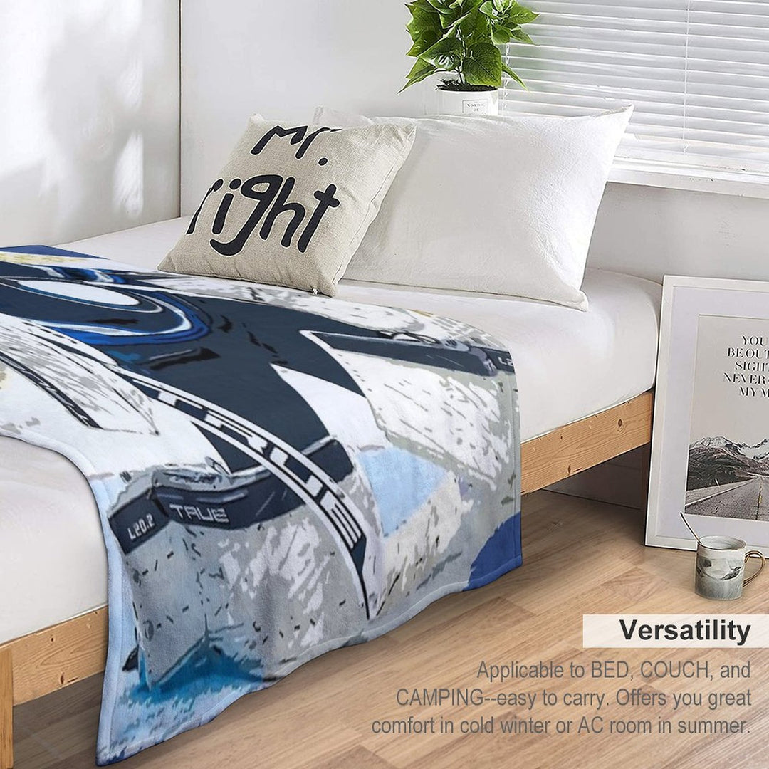 Connor Hellebuyck Anti-pilling Throw Blanket