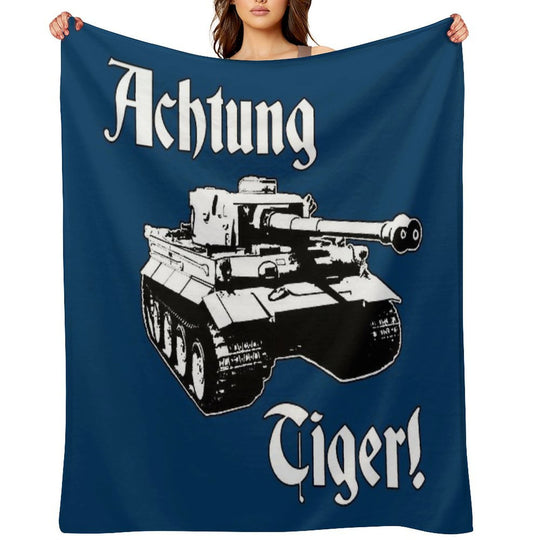 Tiger Tanks Ww2 Germany Durable Throw Blanket