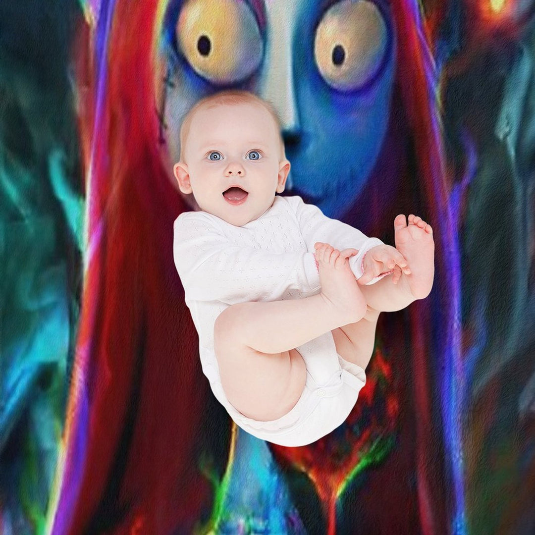 Nightmare before Christmas Sally Travel-friendly Throw Blanket