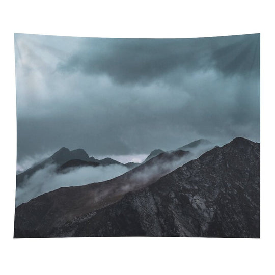 Misty Morning before The Summer Storm Tapestry