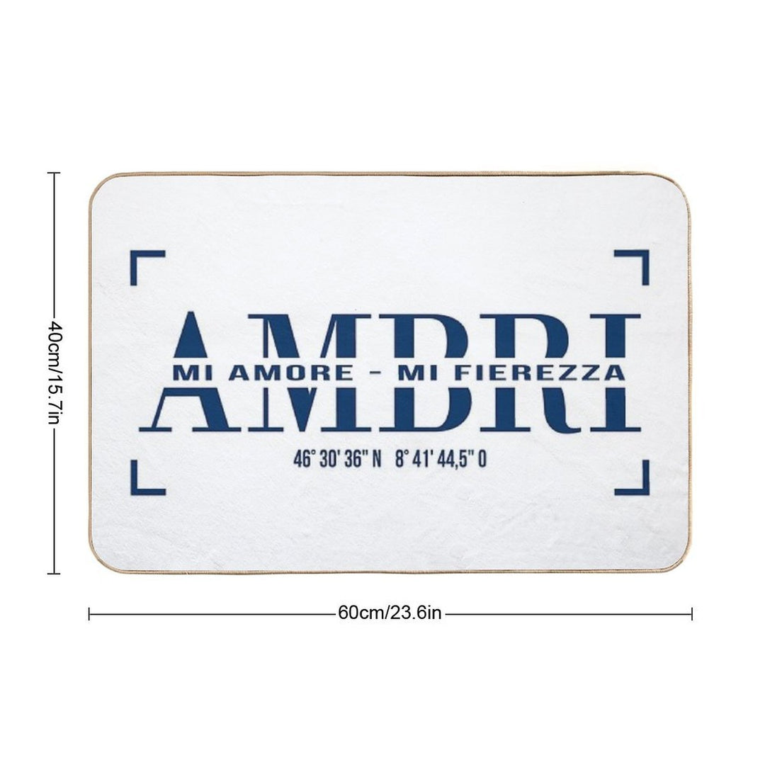 Ambri HCAP Hockey  Fade-Resistant Bath Mat