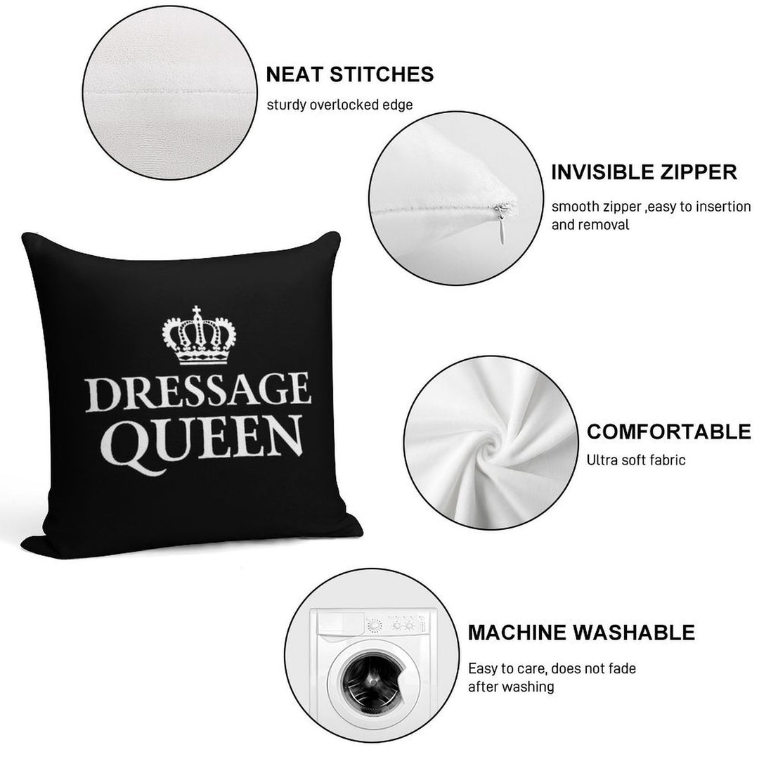 Dressage Queen Soft Style Accent Throw Pillow