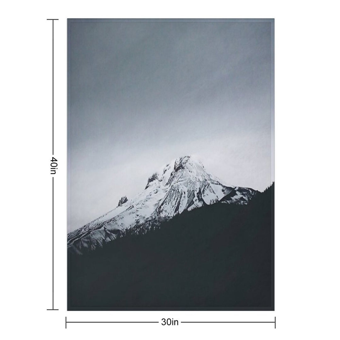 Mt. Hood Oregon Anti-pilling Throw Blanket