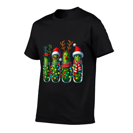 Christmas Pickle Holiday Pickle Jars Santa Ugly Humor  Moisture-wicking T-Shirt