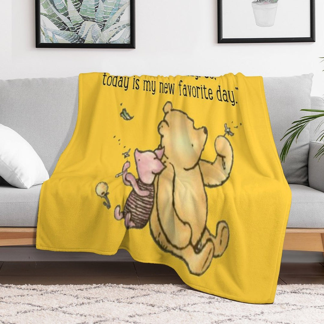 Winnie The Pooh Quote Gift-ready Throw Blanket