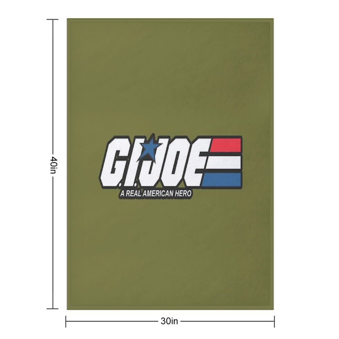 GiJoe Logo Travel-friendly Throw Blanket