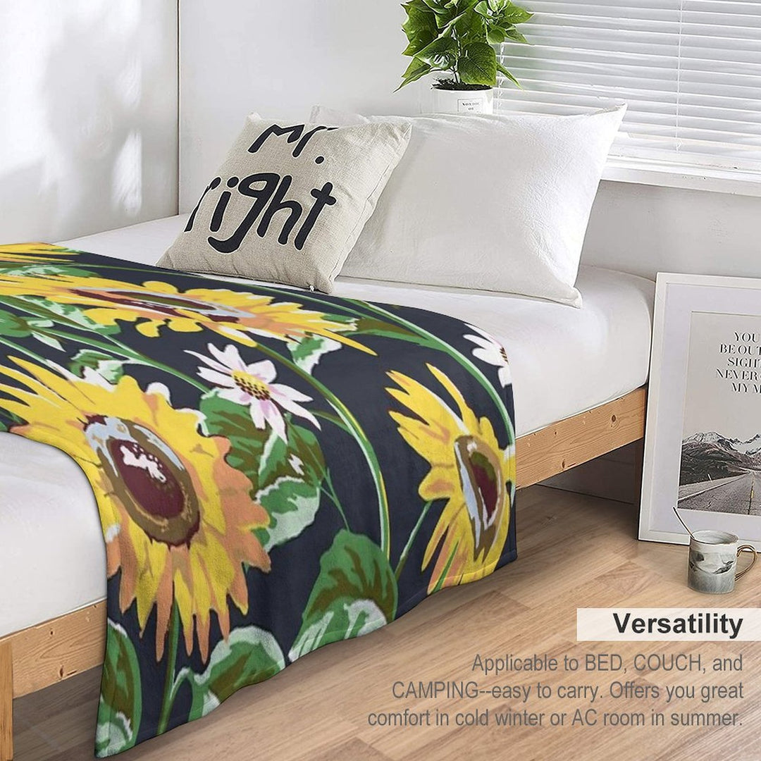 Vera Bradley Sunflower Travel-friendly Throw Blanket