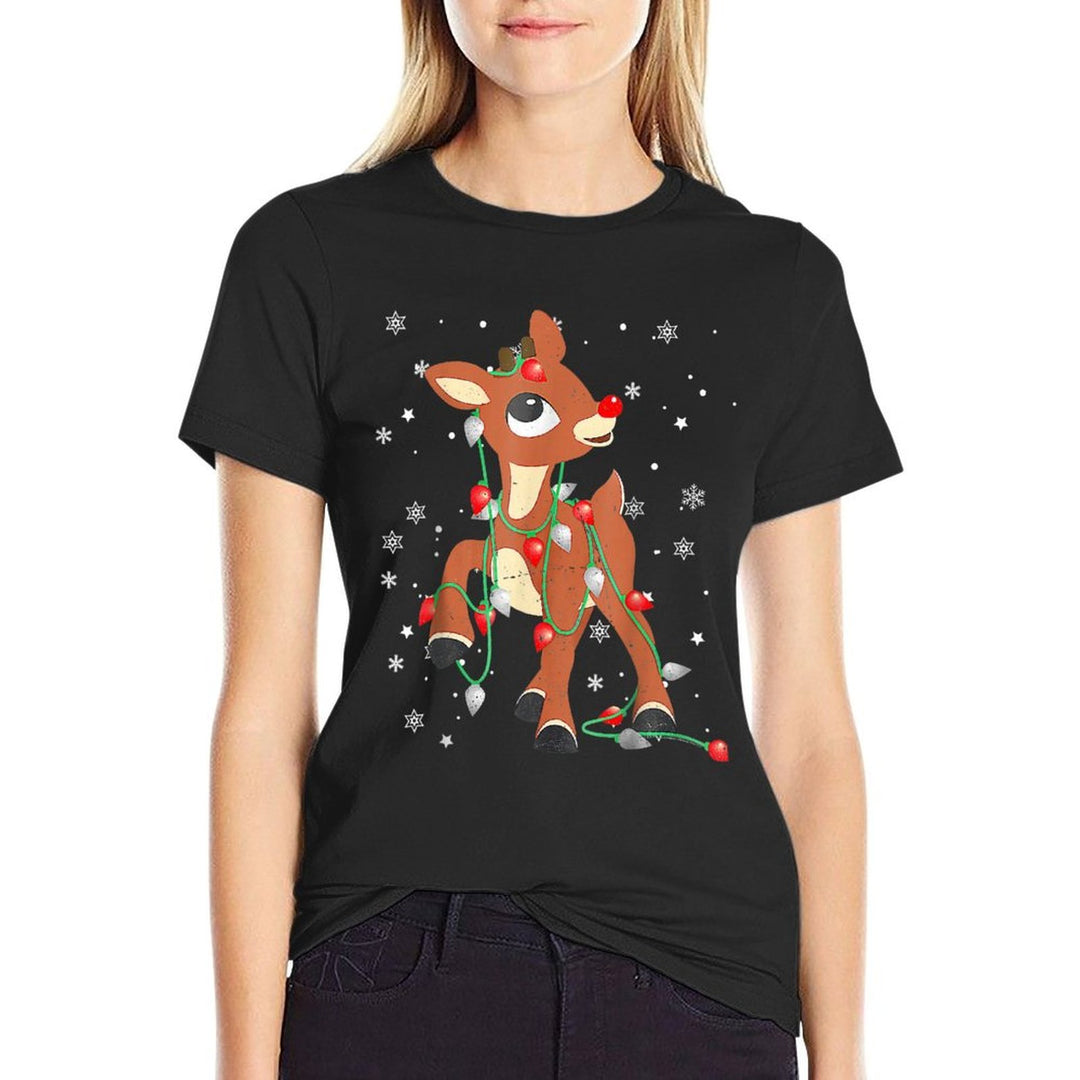 Rudolph The Red Nose Reindeer For Kids And Christmas Fan  Eco-friendly Material T-Shirt