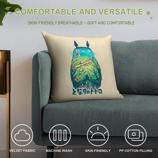 He Is My Neighbor Soft High-Density Material Throw Pillow