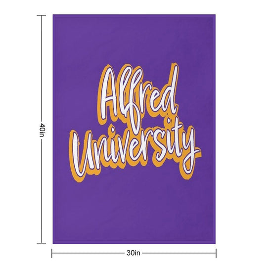 Alfred University Saxons Eco-conscious Throw Blanket
