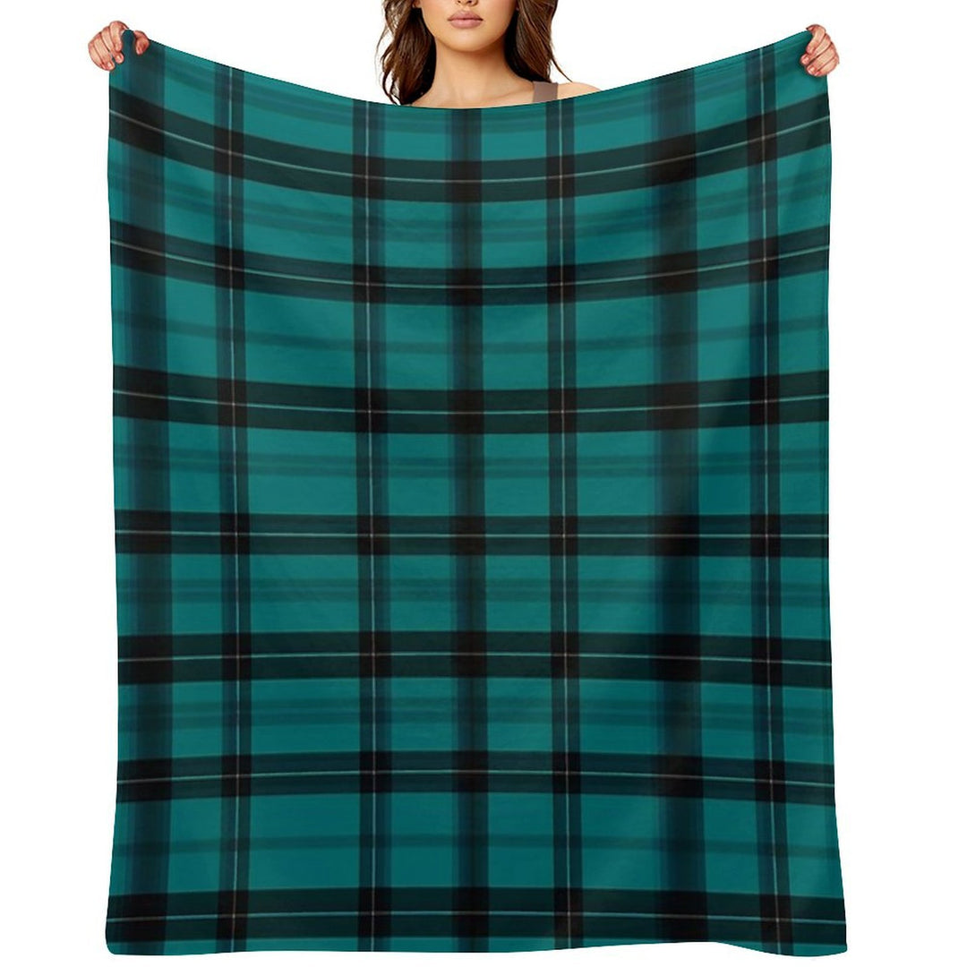 Tartan Pattern Travel-friendly Throw Blanket