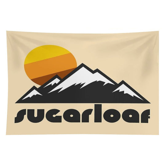 Retro Sugarloaf ))(( Tourist Souvenir Travel Maine Design Tapestry