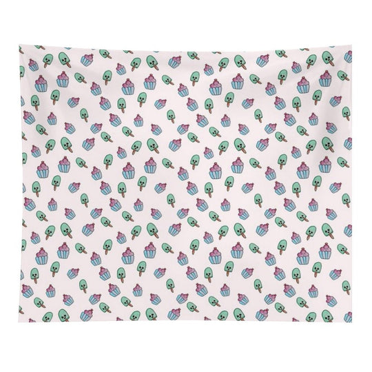 Sweet Smiles – Ice Cream Pattern Tapestry