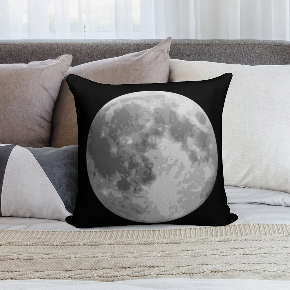Full Moon Soft Ultra-Soft Texture Throw Pillow