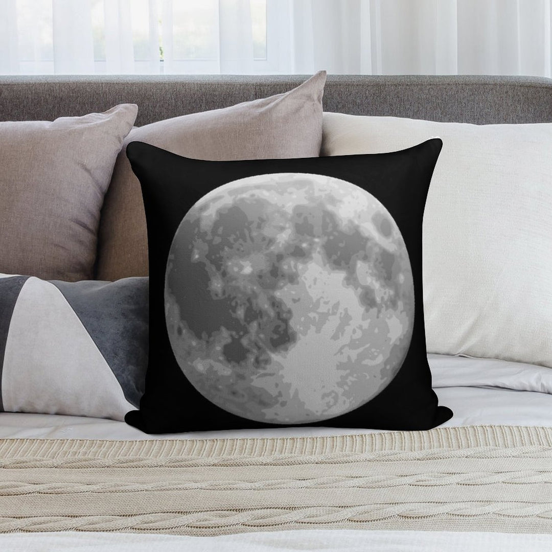 Full Moon Soft Ultra-Soft Texture Throw Pillow